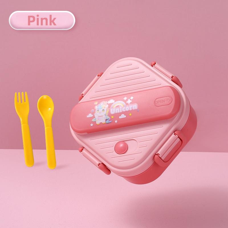 3 сетки Unicorn Lunch Box для детей, студентов, сэндвичей, фруктов, контейнер для хранения еды, мультфильм, детский Bento Box для школы, кемпинга