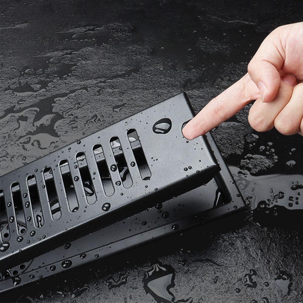 Rectangular Floor Drain 304 Stainless Steel Shower Drain Modern Linear Shower Drain Pool Area