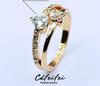 Sweet Bow Love Ring, Wind Zircon Ring Jewelry For Women