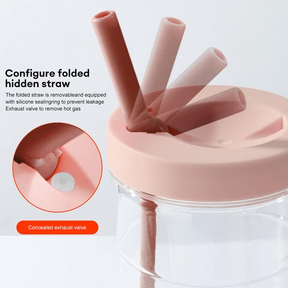 Creative Juice Cup Fruits Filter Water Bottle Plastic Outdoor Water Cup Travel Sport School Water Bottle with Straw Drinkware