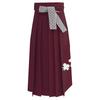 Hakama for Elementary School Graduation Lace Single Girls [KYOETSU] Students, Ceremony, Girls, String, Embroidered, Item, (84, Red)
