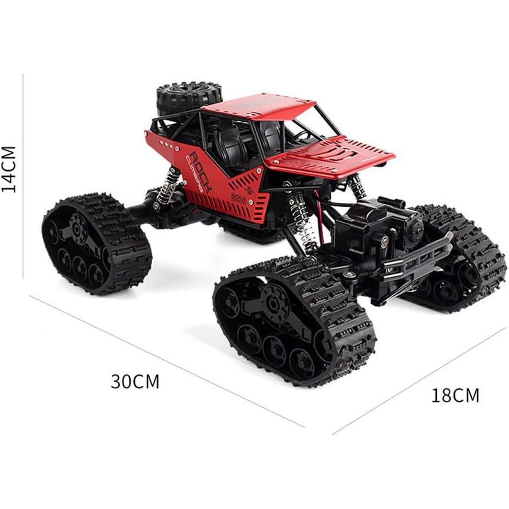 2 In 1 Rc Cars Remote Control Car 1:14,25 Mph 40 Km/h,4wd Trucks(red)