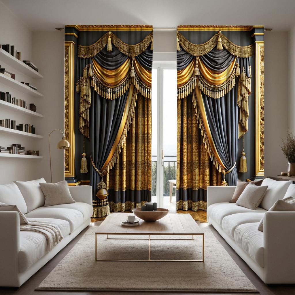 2 шт. штор с цифровой печатью HD имитация ламбрекена желтое кружево в европейском и американском стиле вышивка бахрома для дома