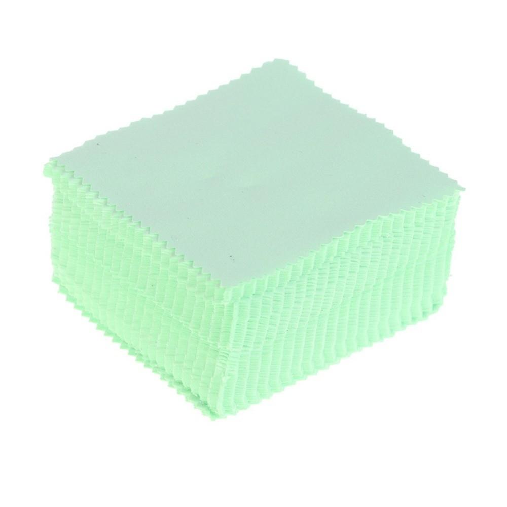 50Pcs Reusable Jewelry Cleaning Cloth 8x8cm Cleaning Polishing Cloth  Jewelry Maintenance