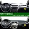 Для Peugeot 301 Active 2012-16 Автомобильный стайлинг Накладка на панель приборов Накладка на приборную панель Защитная накладка на панель приборов Коврик на приборную панель Антигрязевые украшения