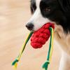 Interactive Squeaky Chew Toys for Dogs Cotton Rope Dog Toy Aggressive Chewers, Vegetable Shaped Puppy Teething Exercise Active Training Toy,