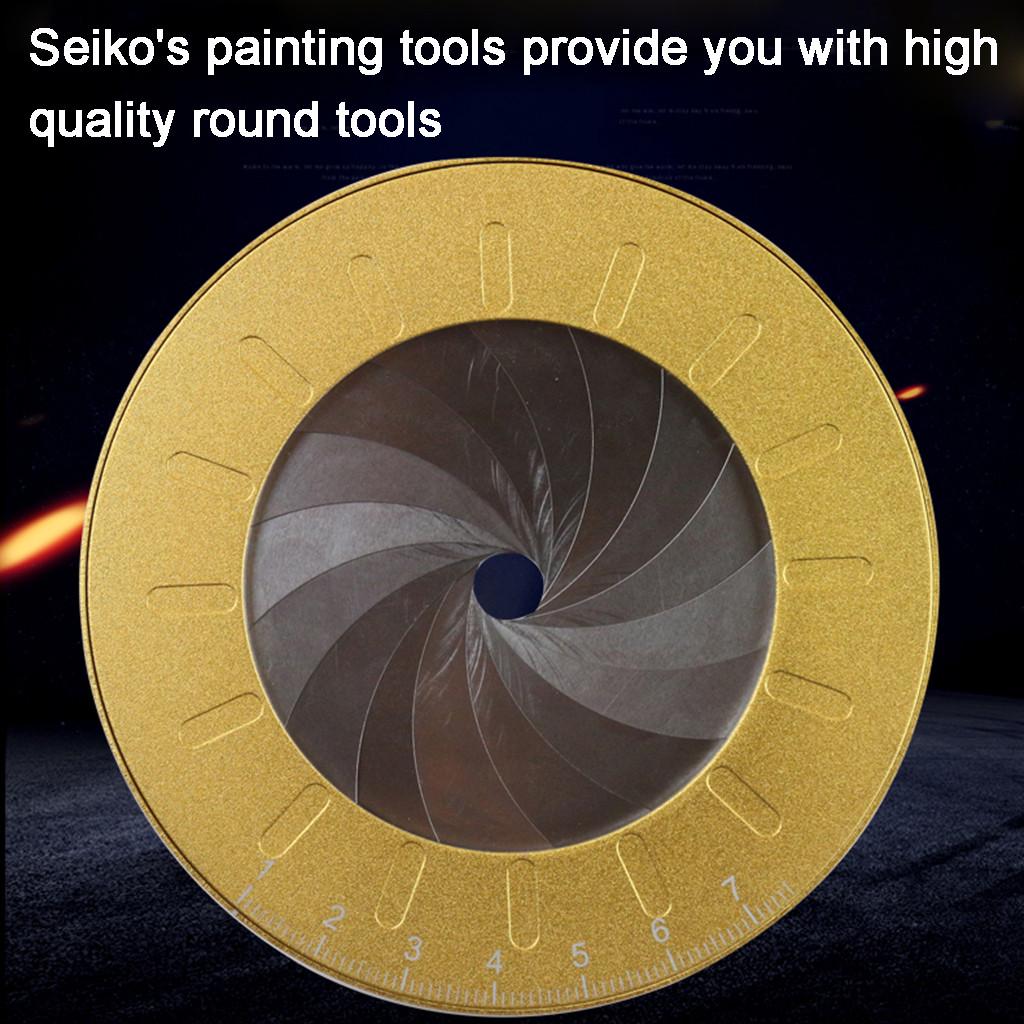 Круглый инструмент для измерения инструментов из нержавеющей стали, креативная линейка для рисования