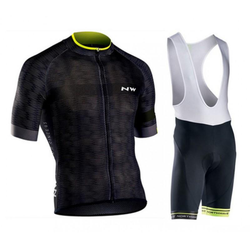 Northwave Short Sleeve Cycling Jersey Set Breathable Mesh Fabric Road Mountain Bike Ride Unisex