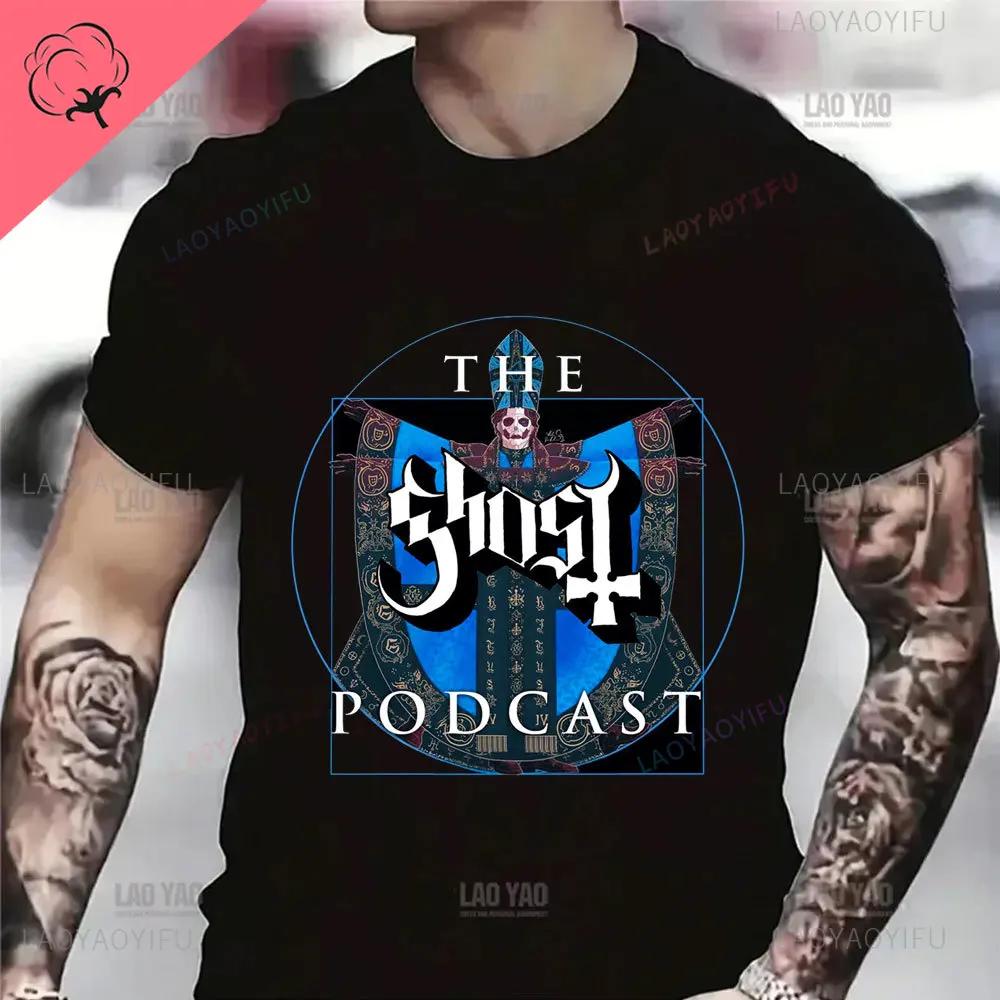 Funny Ghost BC Heavy Rock Band T-Shirts for Men Women O Neck Summer Casual Cotton Short Sleeve Tees Fashion Streetwear Men Tops