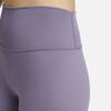 Nike Однотонные обтягивающие трикотажные спортивные брюки женские низы фиолетового цвета FN3233-509