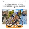 WEST BIKING Electric Bike Battery Cover Thick Weatherproof Dust Dustproof Reflective Scratch-Resistant Insulation Protector