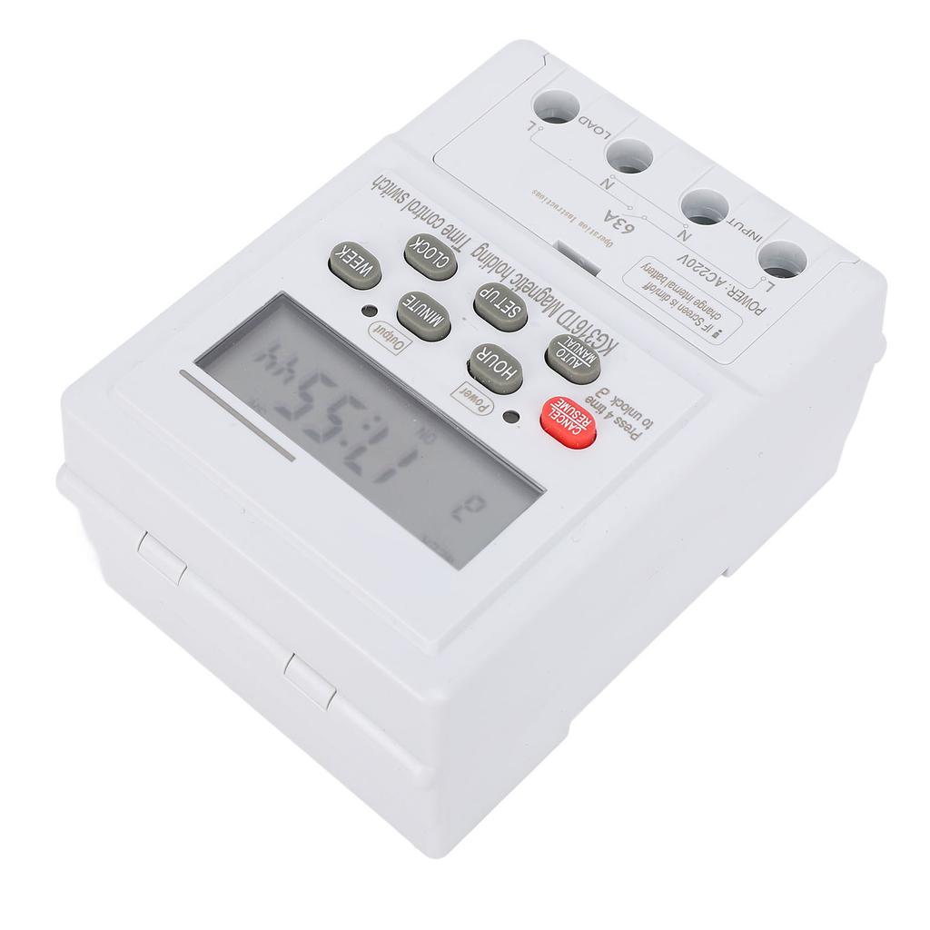 Переключатель управления временем 7-дневный программируемый микрокомпьютер автоматический цифровой таймер для бытовой техники DIN 