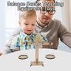 1 Set Balance Scale Teaching Demonstration Toys Promote Learning DIY Balance Scales Physical Toys Student Toy