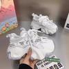 Dad Shoes Girl 2025 Autumn New Breathable Mesh European Platform Sneakers Versatile Casual Shoes Ins Trendy Shoes