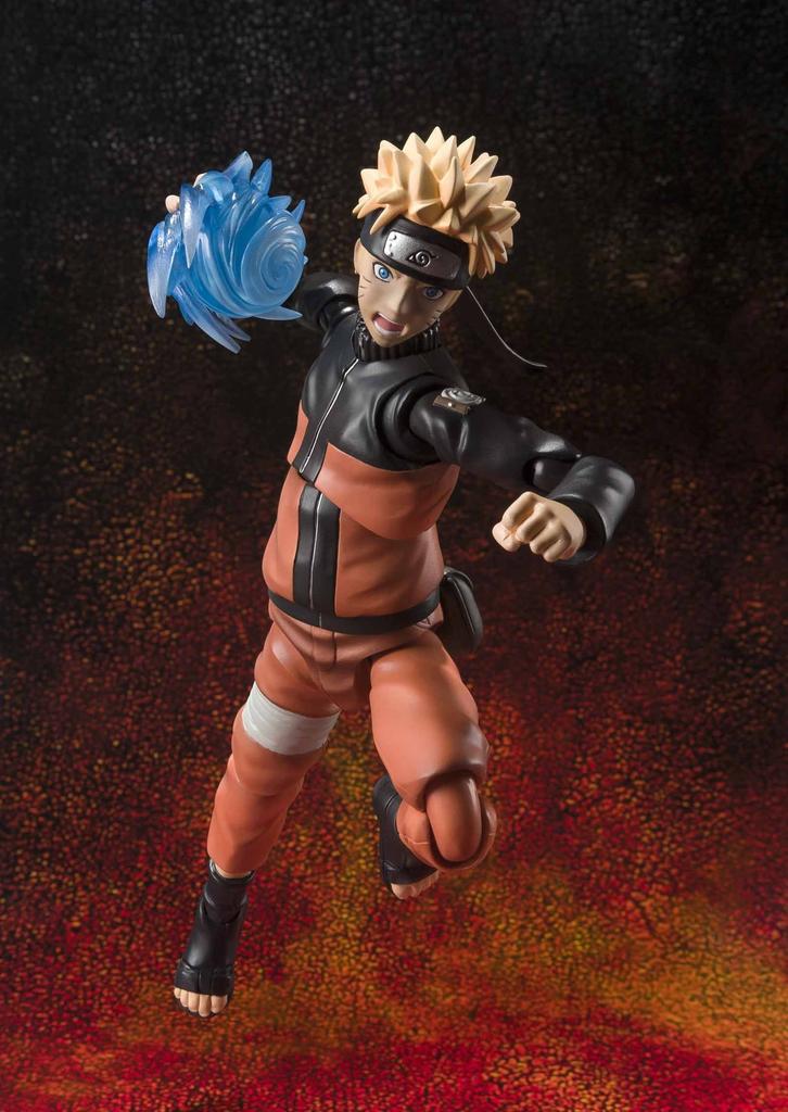 TAMASHII NATIONS NARUTO Shippuden Uzumaki Naruto 140mm ABS PVC Painted Action Figure S.H.Figuarts Approx. & [Used]
