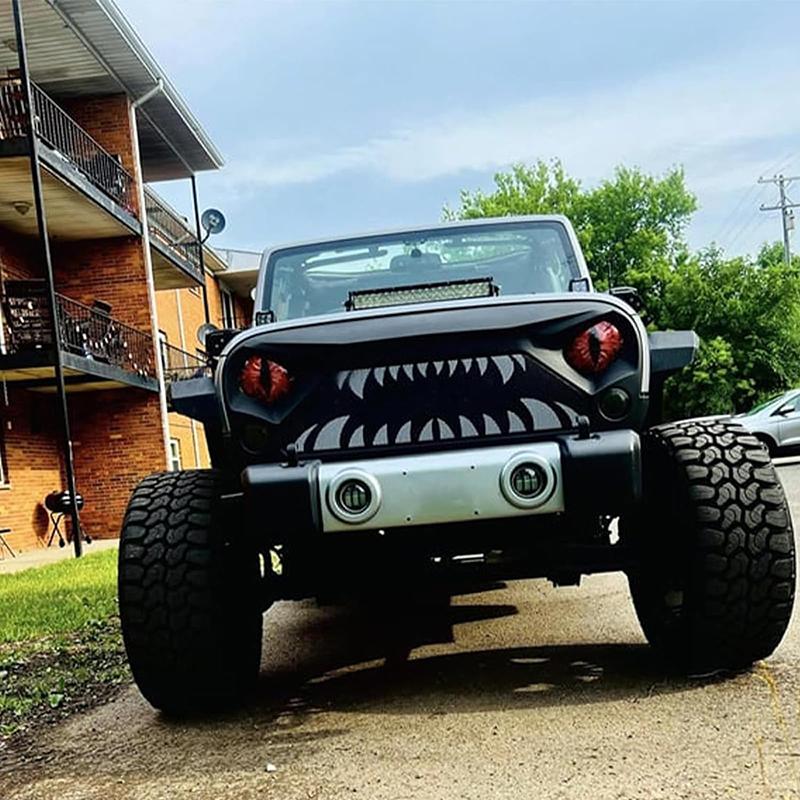 Наклейки на фары Beast Eyes Animal Eyes Наклейки на фары автомобиля 3D Stereo Eyes Наклейка на фары Jeep Украшение на бампер окна автомобиля