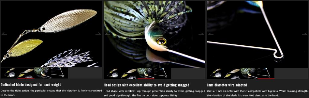 Jackall Spinner Bait Lure Doon 1/4 унции Maruhata Wakasagi (0913)
