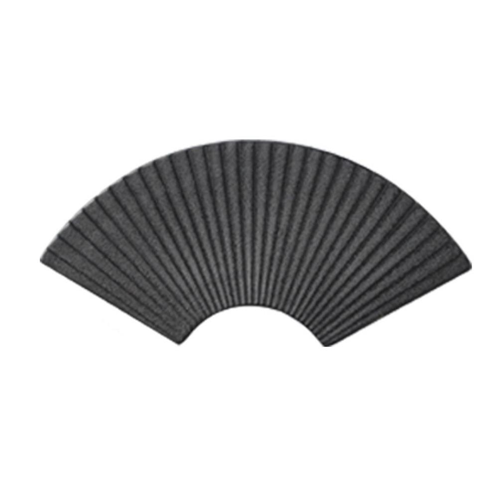 Durable Fan Shaped Striped Plate Japanese Style Dessert Tray Storage Tray  Hotel Table