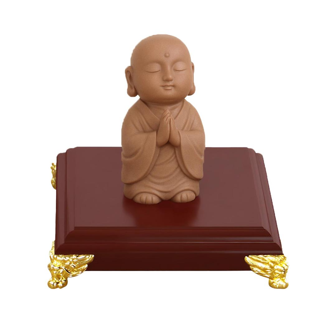 Tokariri Wooden Buddha Statue Stand, Ornament Stand, Mini Table, Pedestal, Tabletop Display Stand, Small Item Holder, Interior Decor, Small Figurine