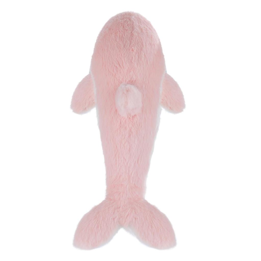 Apricot Lamb Pink Dolphin Plush Toy for Kids, Soft and Cute, Fluffy Pink Dolphin for Girls and Boys, 30cm