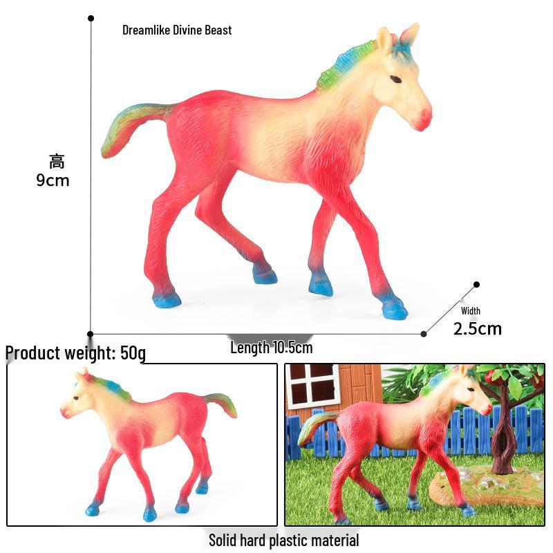 European Pegasus & Unicorn Figurine - Mythical Magic Creature Model