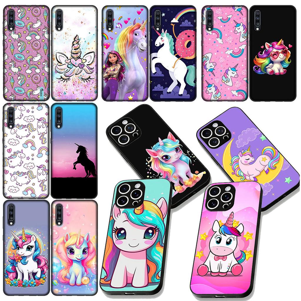 Rainbow Unicorn Anime Cartoon Horse for Motorola Moto Edge 50 30 Fusion 40 NEO Ultra Pro G22 G23 G20 G35 G84 G13 G53 Phone Case