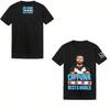 Лето 2025 Новая Мужская и Женская Борцы CM Punk Печатная Футболка Уличная Повседневная Спортивная Дышащая Верхняя Одежда