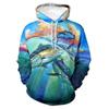 Рыбалка Рыба 3D Принт Мужские Толстовки Уличная Мода Толстовка Осенняя И Весенняя Одежда