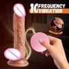Realistic Dildo Vibrator Female Dick Masturbator Clitoral Stimulator with Suction Cup Vagina Massager Adults Sex Toys for Women