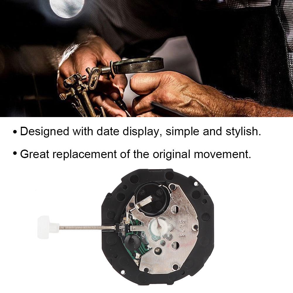 SL28 Трехстрелочный кварцевый механизм с датой, часы, наручные часы, аксессуар для ремонта (Одиночный календарь)