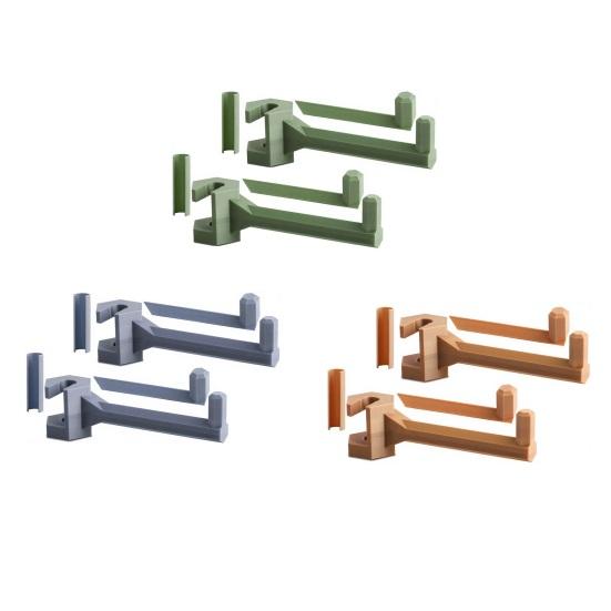 2 шт. Крепление на подголовник автомобиля, вешалка-бант, портативная универсальная для внедорожника, грузовика, транспортного средства, для охоты на открытом воздухе, для хранения блочных и рекурсивных луков, крючок-стойка