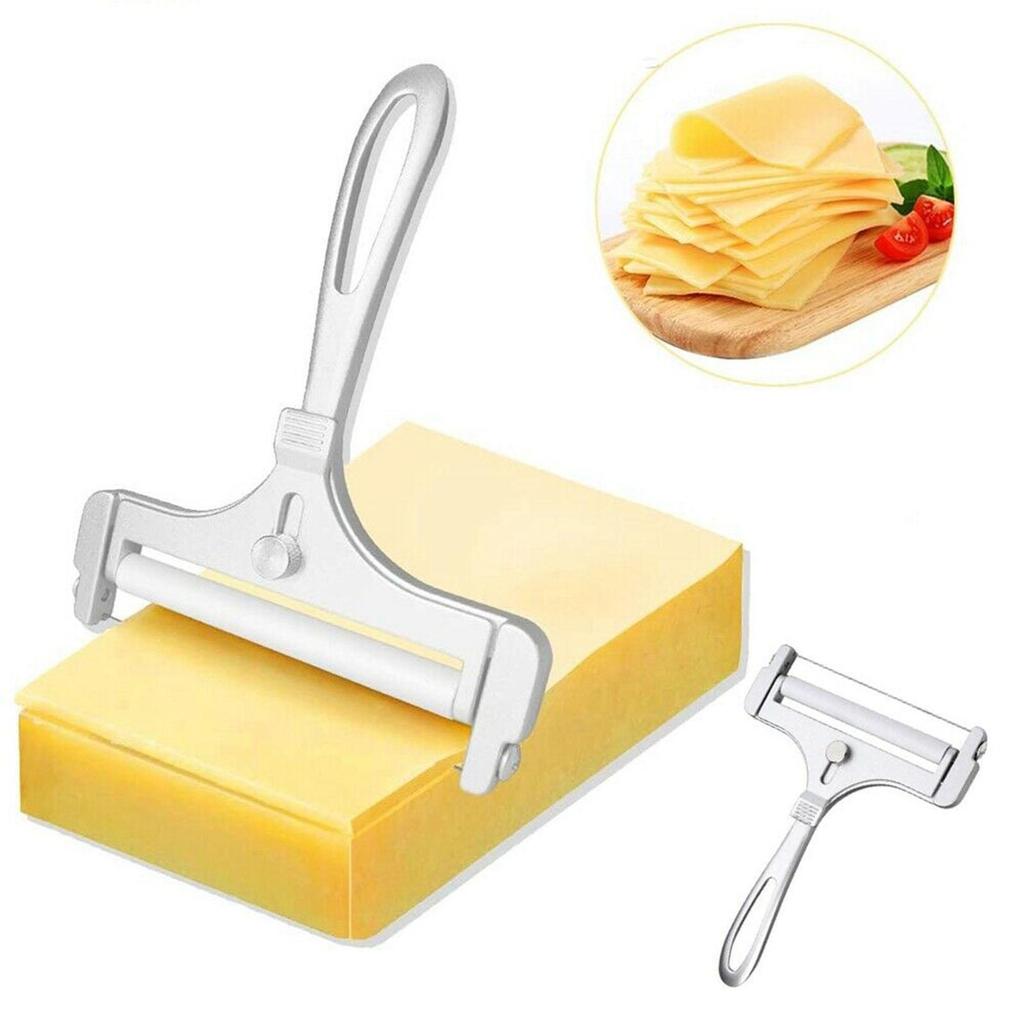 New Cheese Slicer Adjustable Thickness Cheese Butter Cutter With Wire For Soft And Semi-Hard Cheeses Kitchen Gadgets