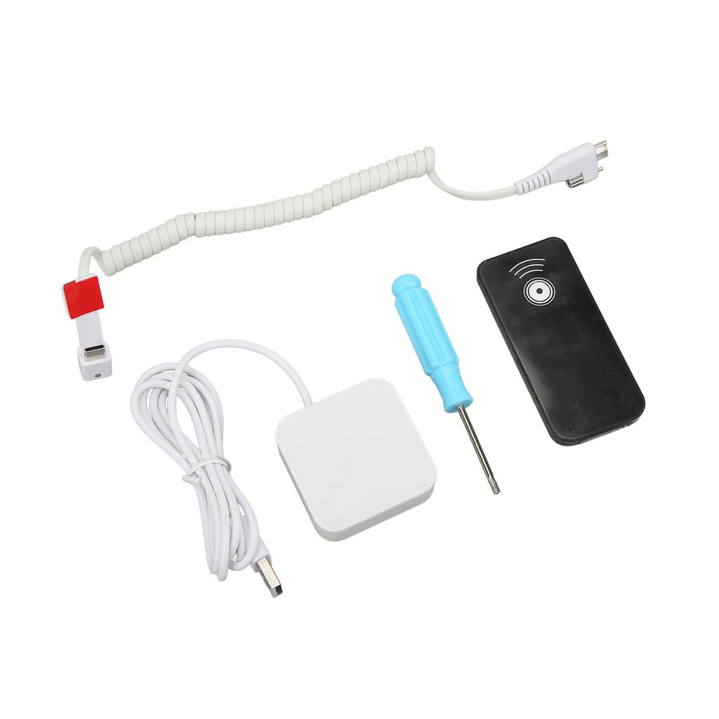 Anti Theft Cell Phone Holder Security Display Stand with Charging Function Burglar Alarm for Camera