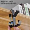 4pcs Mantel Hanger for Garland Stocking Mantel Holders with 2 Hooks Aluminum Metal Fireplaces Hook for Xmas Decoration