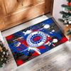 Rangers FC Футбол Футболный Узор Мягкий Ковер для Зоны Нескользящий Ковер для Пола в Помещении Спортивный Декоративный Коврик для Спальни