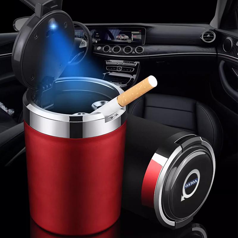 car ashtray vehicles Car accessories For Volvo Rdesign Polestar AWD V50 S60 XC60 S40 XC40 XC90 V60 S80 S90 V90 V70 T6 T8