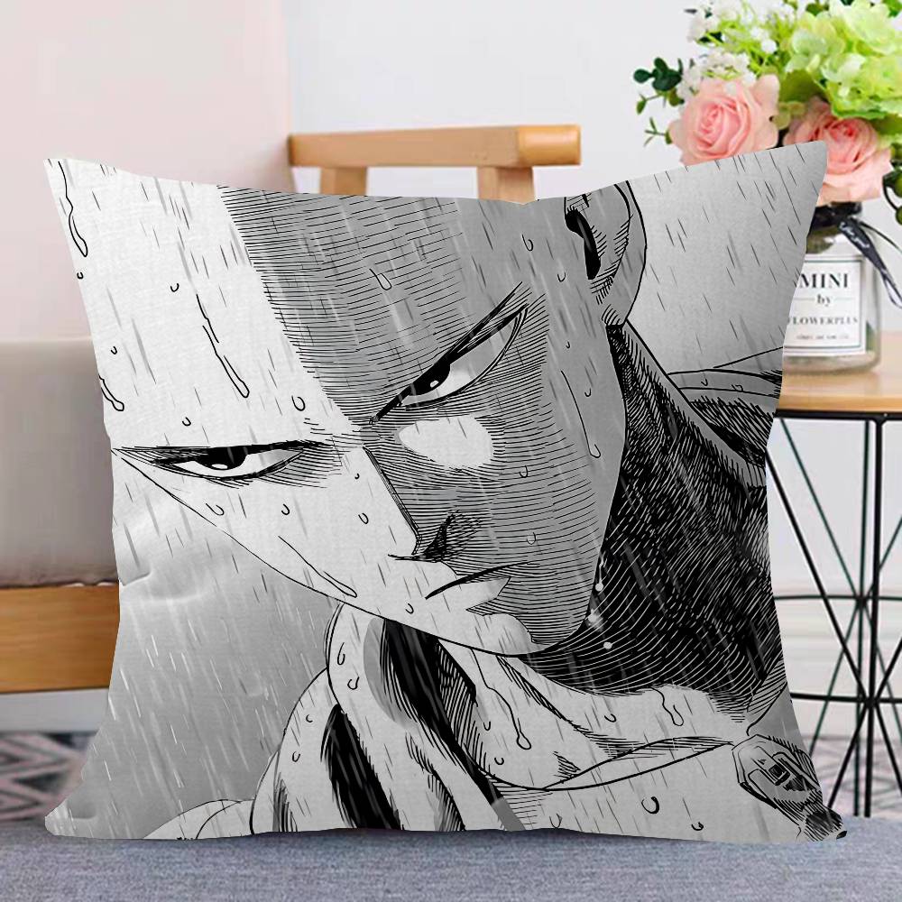 O-One P-Punch M-Man Anime Cartoon Cushion Cover Pillowcase Upholstery Sofa Throw Pillow Home Decor Pillowcas
