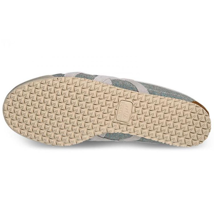 ONITSUKA TIGER Кроссовки Mexico 66 Lace-Up Cushioning Low-Top Lifestyle унисекс серо-зеленые D610N-8410