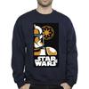 Star Wars Mens Stormtrooper Art Poster Sweatshirt