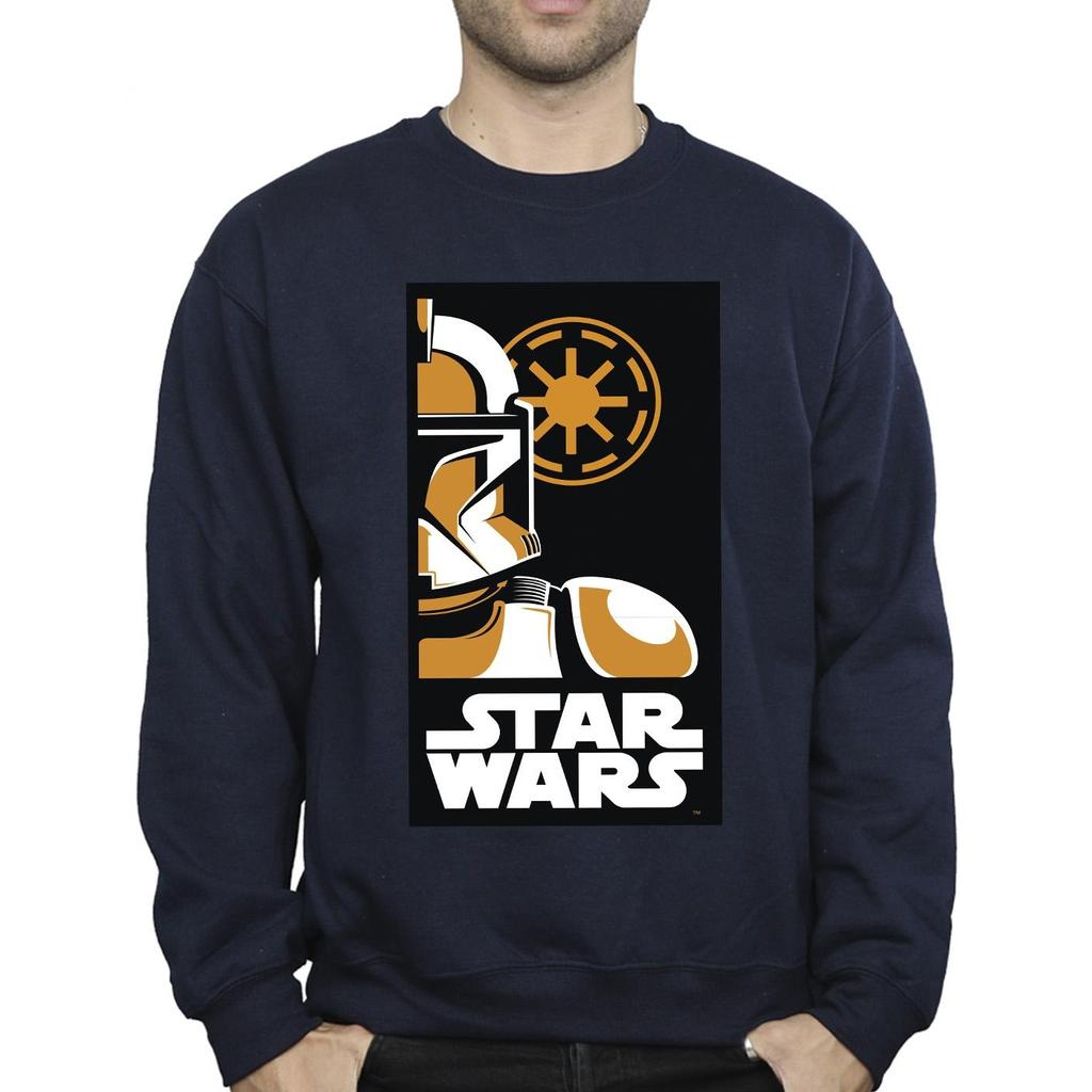 Star Wars Mens Stormtrooper Art Poster Sweatshirt