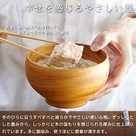 Sonobe Sangyo Meiboku Чаша Средняя (Древесина кеяки)