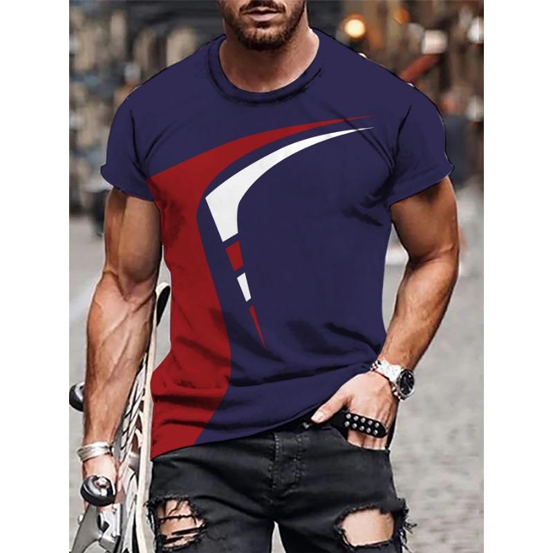 Short Sleeved Summer Spider Beast Digital Printed Fashionable T-shirt with Loose Fitting Head Round Neck Made of Milk Silk T-Shirts (men’s)