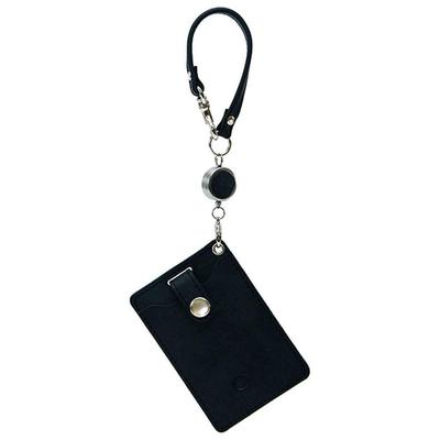 AGILITY affa Loloma в Японии Pass Case Reel Commuter Holder Leather "Pist" [Made Suica]/Black