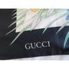 Б/у Шёлковый большой шарф GUCCI Цветочный узор 86x86