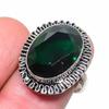 Хромдиопсид Ручной работы Ювелирное изделие из стерлингового серебра 925 пробы Кольцо Размер 7.5 b0R81