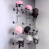 Black White Helmet Hanger Display Rack Wall-Mounted Helmet Bracket  Storage Display