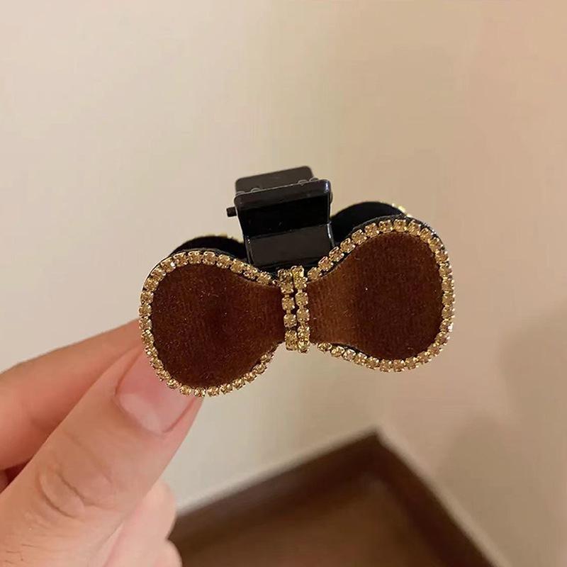 Заколка для волос с яркими камушки из горного хрусталя