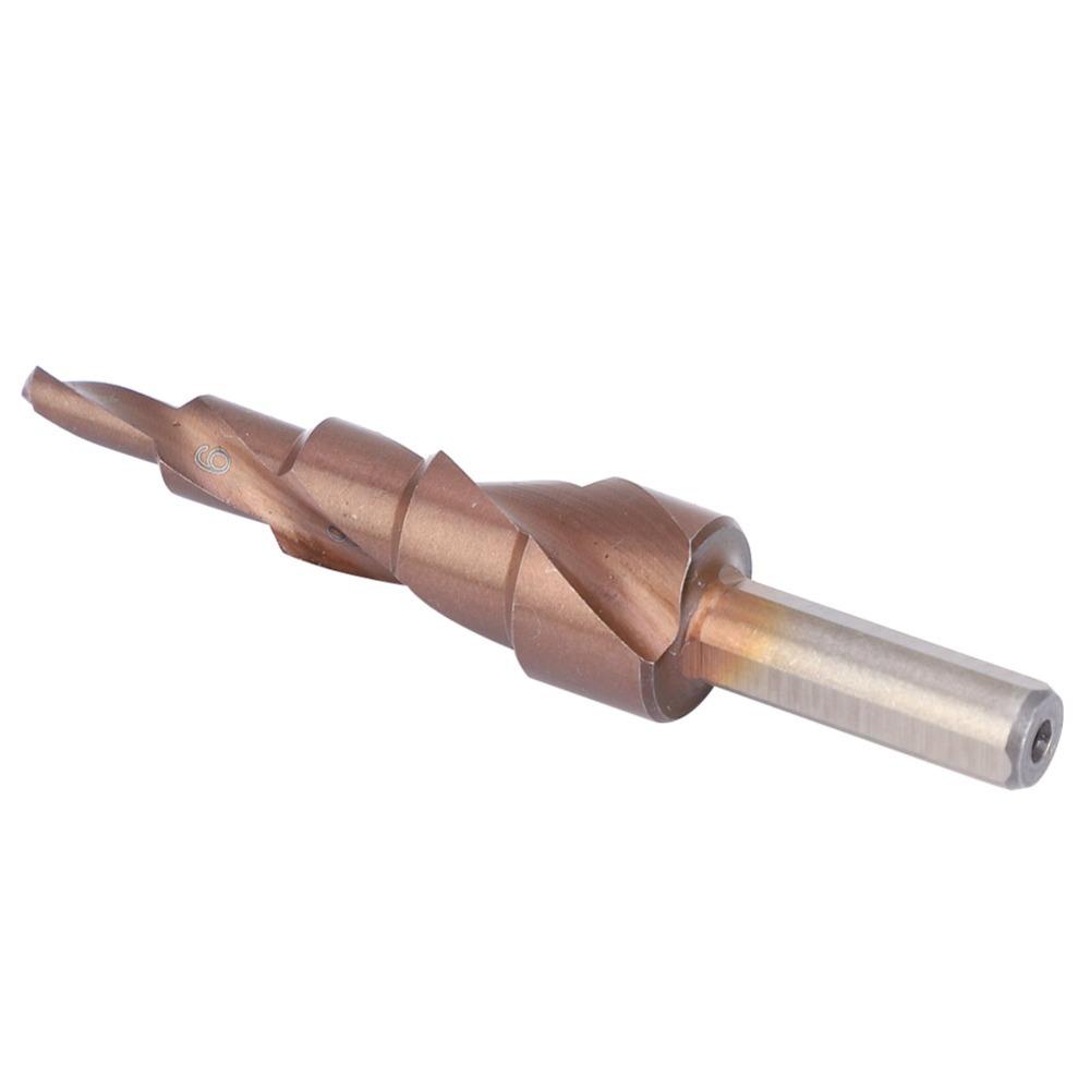 Triangular Shank Hole Opening Tool High Speed Steel M35 Hole Reamer Step Drill Bit Counterbore