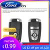 New 2026 Car Sticker For Ford Leather Car Remote Smart Key Case Cover For Ford Raptor F150 Remote Control Protector For Ford F-1