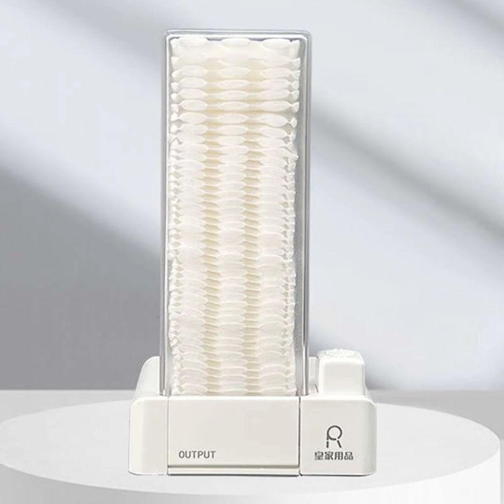 Dustproof Makeup Cotton Organizer Press Type Automatic Cotton Dispenser Nail Wipes